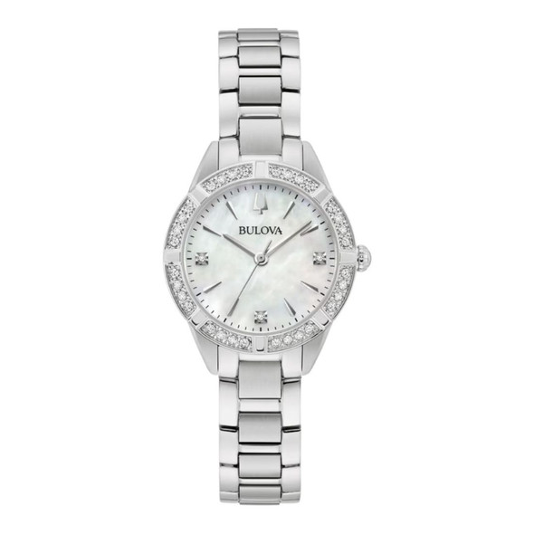 Bulova Sutton Women's Mother of Pearl Dial Quartz Watch 98R253