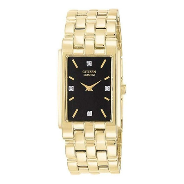 Citizen Dress Men's Black Dial Eco-Drive Watch BB0422-53G