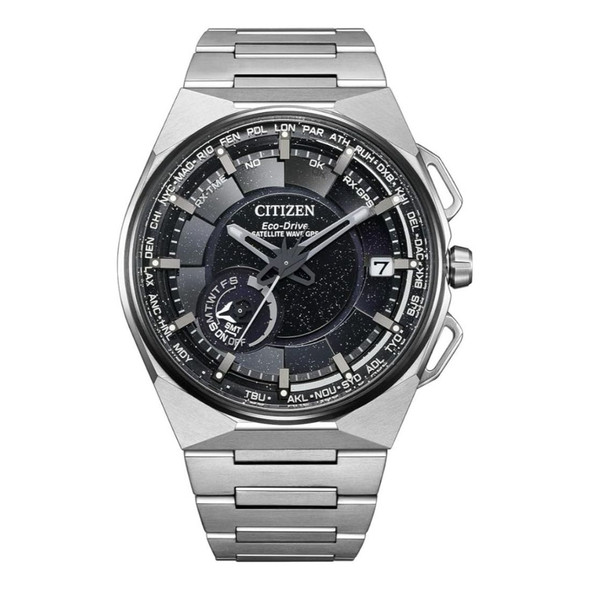 Citizen Satellite Wave X Men's Black Dial Eco-Drive Watch CC3097-52E