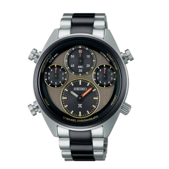 Seiko Prospex Speedtimer Men's Charcoal Dial Quartz Chronograph Watch SFJ005