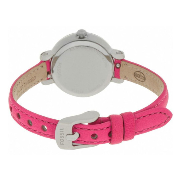 Fossil Heather Mini Women's Pink Leather Quartz Watch ES3302