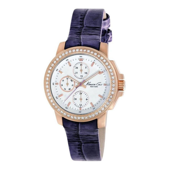 Kenneth Cole New York Women's Purple Leather Quartz Watch KC2806