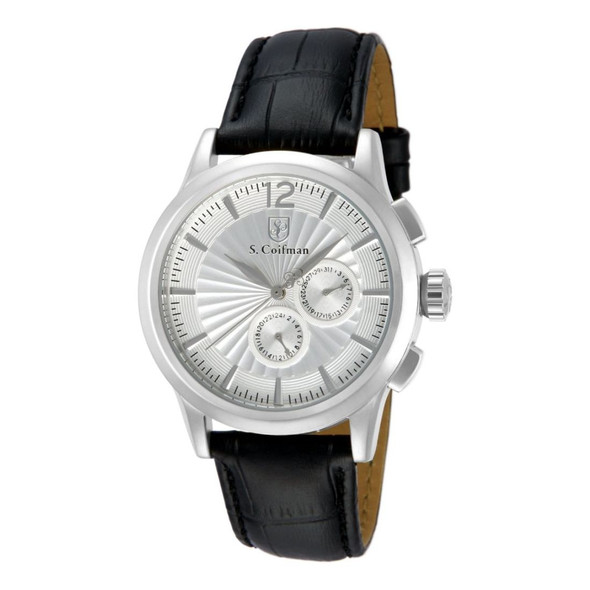 S. Coifman Heritage Men's Silver Dial Swiss Quartz Watch SC0260