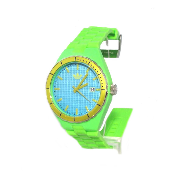 Adidas Cambridge Unisex Neon Green Blue Dial Quartz Watch ADH2062