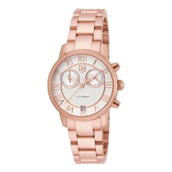S. Coifman Heritage Women's Rose Gold-Tone Swiss Quartz Watch SC0333