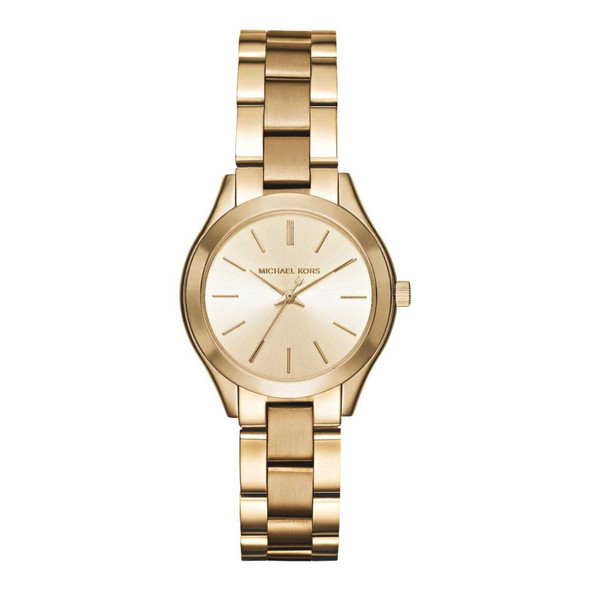 Michael Kors Slim Runway Women's Gold-Tone Quartz Watch MK3512