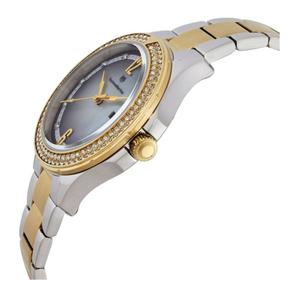 TechnoMarine Luna Women's Two-Tone Silver Dial Quartz Watch TM-826011