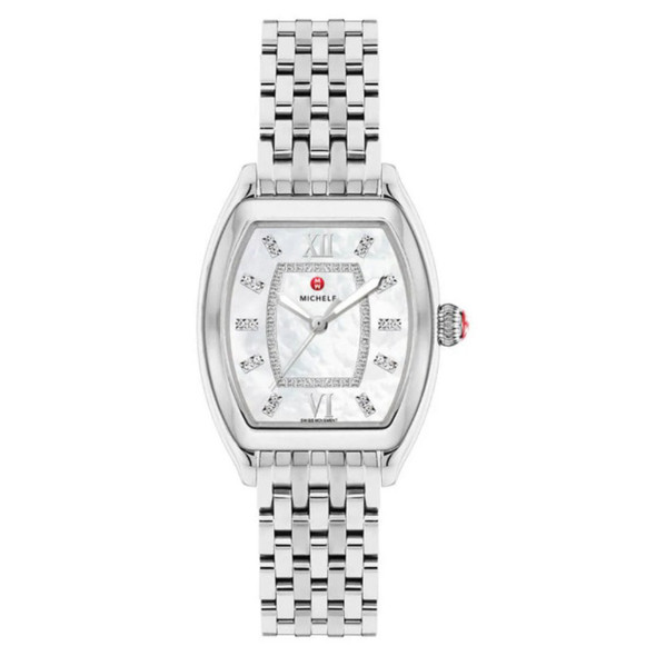 Michele Releve Women's Diamond Mother of Pearl Dial Quartz Watch MWW19B000003