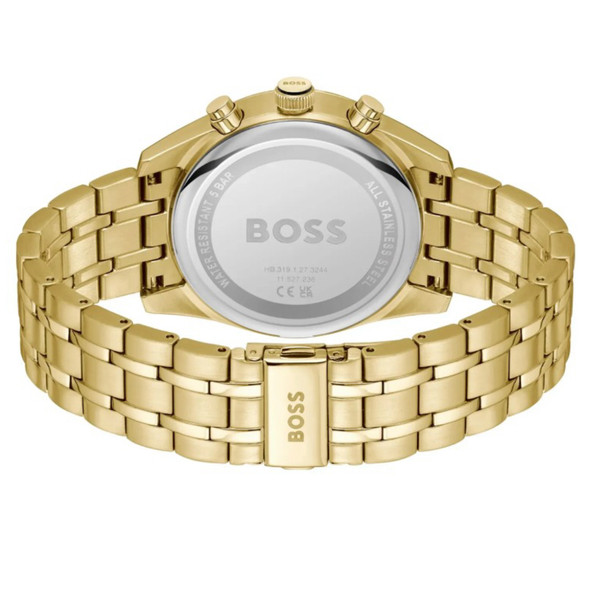Hugo Boss Skytraveller Men's Black Dial Stainless Steel Quartz Watch 1514152
