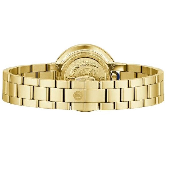Bulova Rubaiyat Women's Quartz White Dial Gold-Tone Watch 97L181