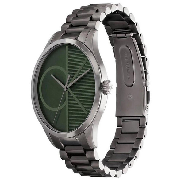 Calvin Klein Iconic Men's Green Dial Quartz Watch 25200164