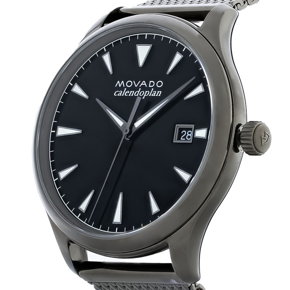 Movado Heritage Calendoplan Gunmetal PVD Men's Quartz Watch 3650119