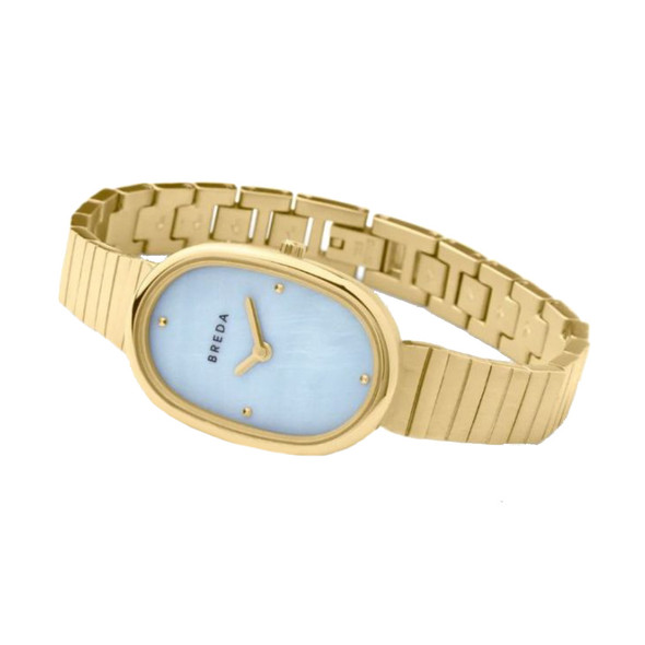 Breda Jane Women's Sky Blue Mother of Pearl Dial Quartz Watch 1741c