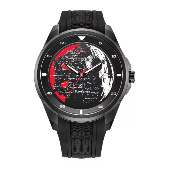 Citizen Star Wars Death Star Eco-Drive Men's Black Dial Quartz Watch AW1606-06W