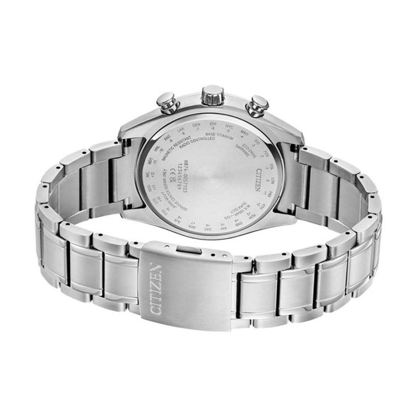 Citizen Men's Tsuki-yomi A-T Red Dial Super Titanium Watch BY1018-55X