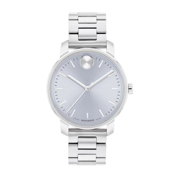 Movado BOLD Evolution Women's Blue Dial Stainless Steel Quartz Watch 3601289