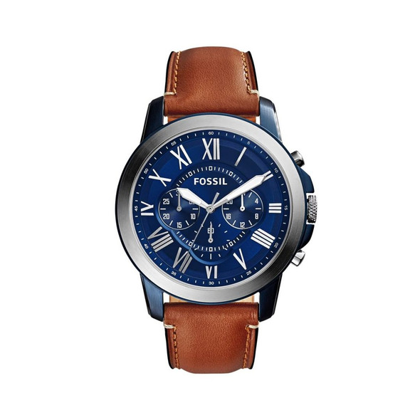 Fossil Grant Men's Chronograph Blue Dial Quartz Watch FS5151