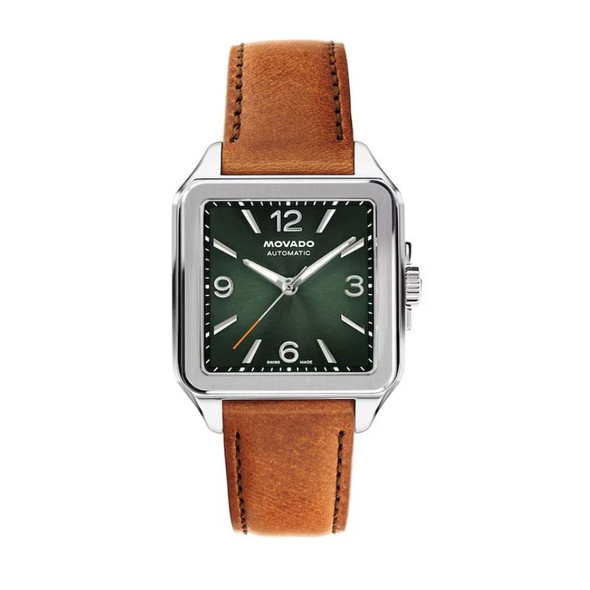 Movado Heritage 1917 Men's Green Dial Automatic Watch 3650253