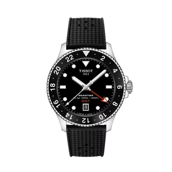 Tissot Seastar 1000 Men's GMT Black Dial Quartz Watch T120.852.17.051.00