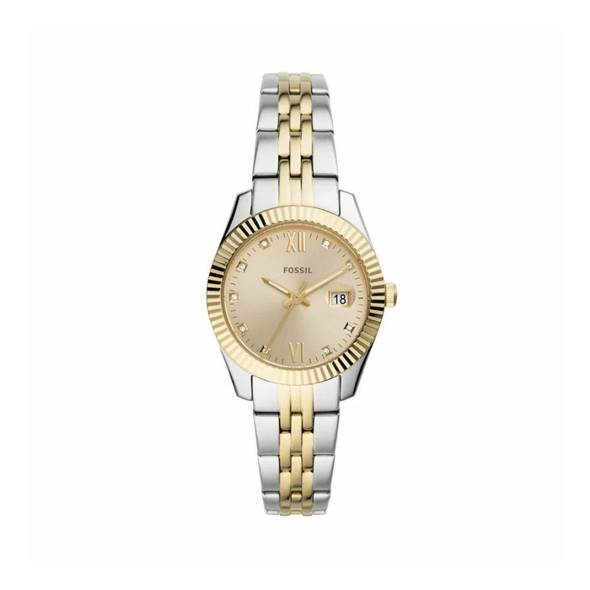 Fossil Scarlette Mini Women's Gold-Tone Dial Quartz Watch ES4949