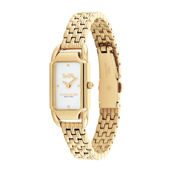 Coach Women's Cadie Gold-Tone Stainless Steel Quartz Women's Watch 14504036