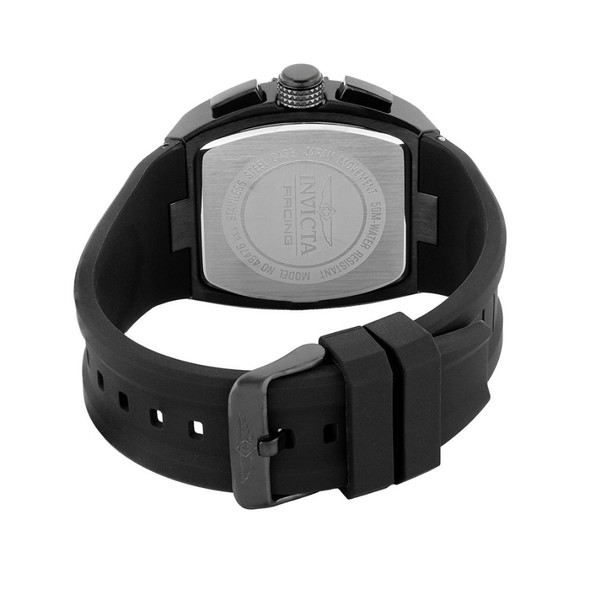 Invicta Racing Men's Chronograph GMT Silicone Strap Quartz Watch 48476