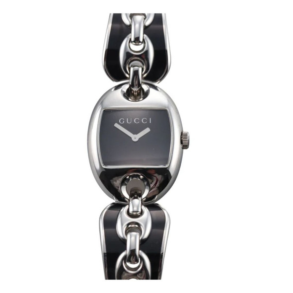 Gucci Marina Chain Women's Black Dial Quartz Watch YA121301