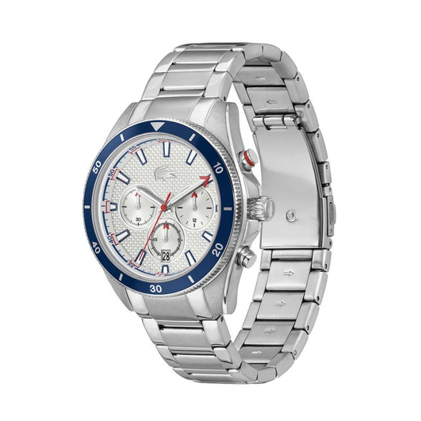Lacoste Mainsail Men's Chronograph Silver Dial Quartz Watch 2011360