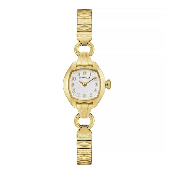 Caravelle by Bulova Vintage Classic Women's Silver Dial Quartz Watch 44L267