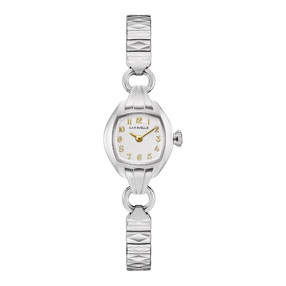 Caravelle by Bulova Vintage Classic Women's Silver Dial Quartz Watch 43L225
