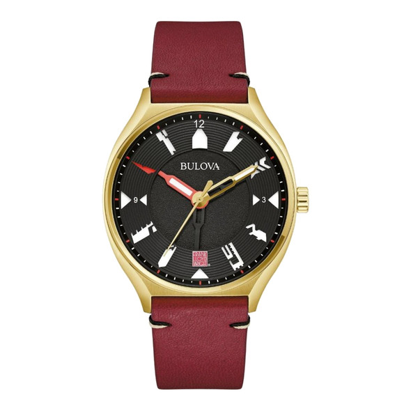 Bulova Frank Lloyd Wright Men's Black Dial Automatic Watch 97A192
