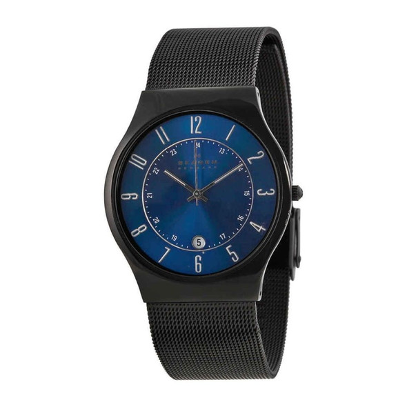 Skagen Titanium Collection Men's Quartz Black Titanium Watch T233XLTMN