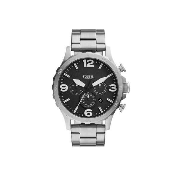 Fossil Nate Men's Black Dial Quartz Chronograph Watch JR1353