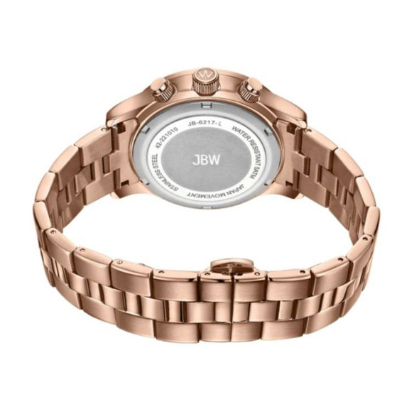 JBW Muse Unisex RG-Tone Diamond Chronograph Quartz Watch JB-6217-L