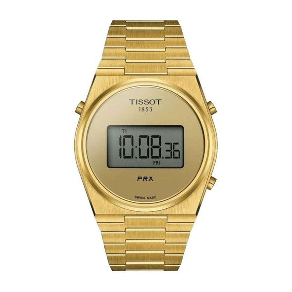 Tissot PRX Digital Men's Chronograph Gold-tone Quartz Watch T137.463.33.020.00
