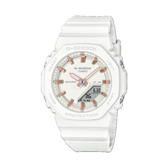 Casio G-Shock GMA-P2100 Series Women's White Strap Quartz Watch GMAP2100M-7A
