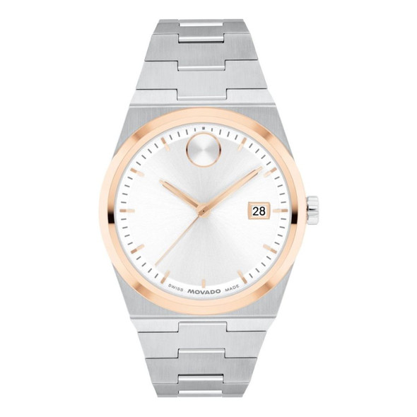 Movado BOLD Quest Women's White Dial Quartz Watch 3600946