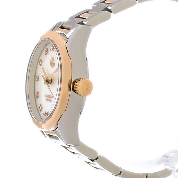 Tag Heuer Carrera Women's Diamond 18kt Rose Gold Automatic Watch WAR2452.BD0777