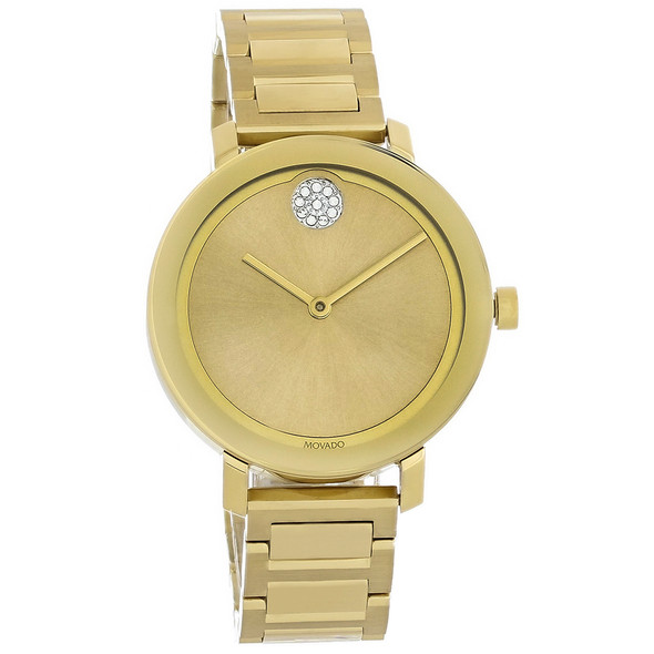 Movado Bold Evolution Women's Gold PVD Stainless Steel Quartz Watch 3600649