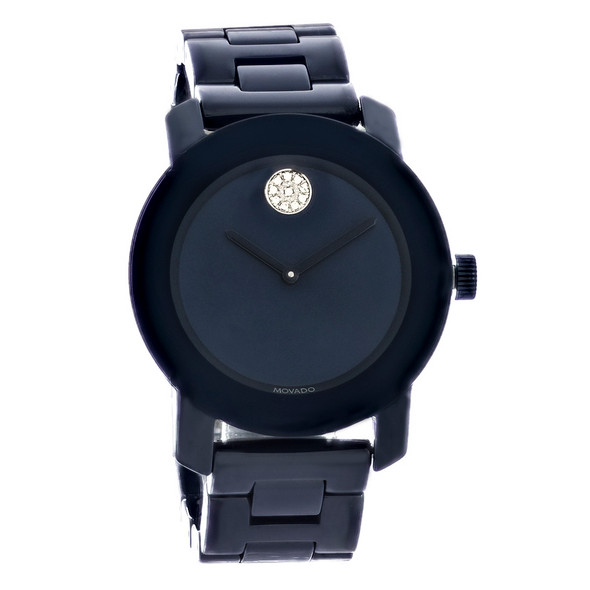 Movado Bold Women's Blue Ceramic Quartz Watch 3600756