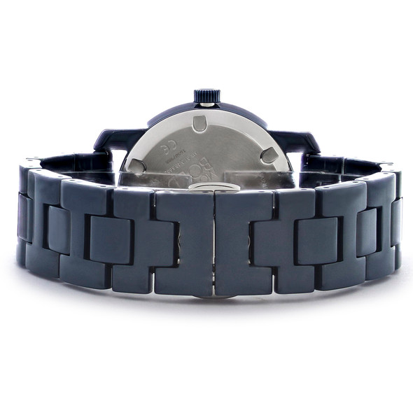 Movado Bold Women's Blue Ceramic Quartz Watch 3600756