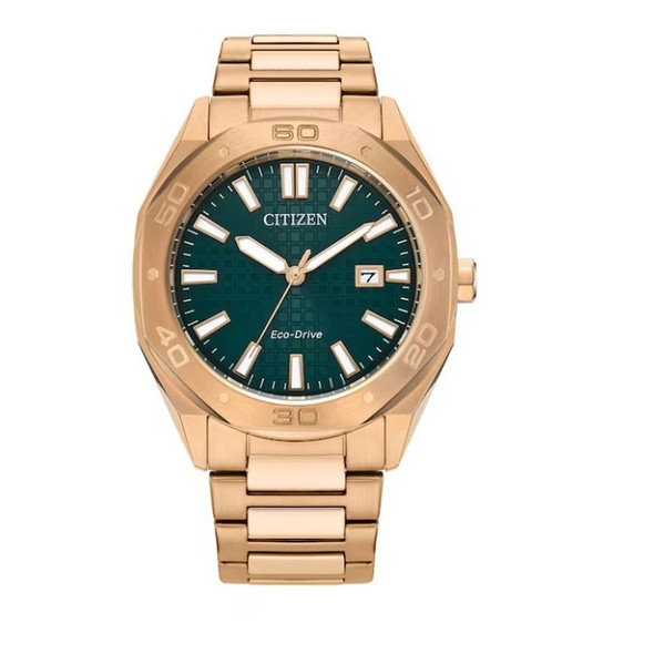 Citizen Weekender Sport Green Dial Men's Eco-Drive Watch BM7633-81X