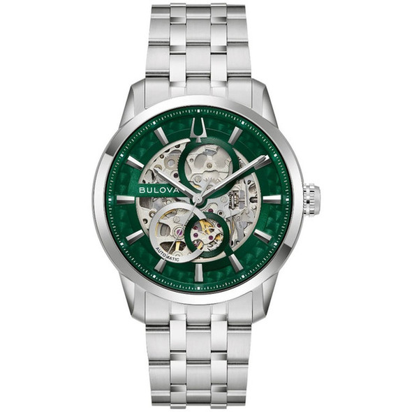 Bulova Sutton Men's Stainless steel Automatic Watch 96A329