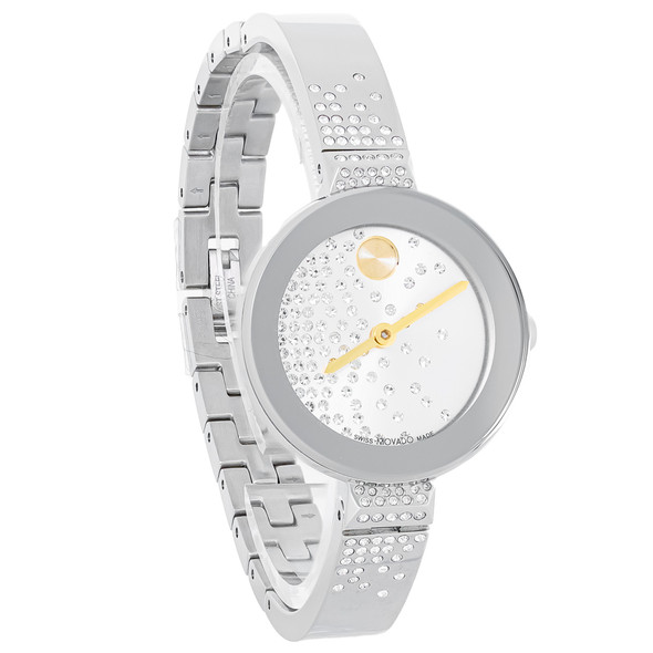 Movado Bold Women's Crystals Stainless Steel Quartz Watch 3600925