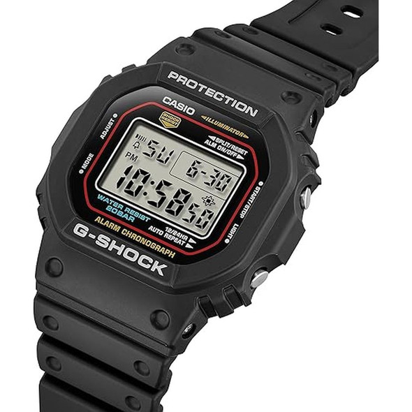 Casio G-SHOCK 5600 Series Men's Quartz Black Dial Watch DW5600RL-1