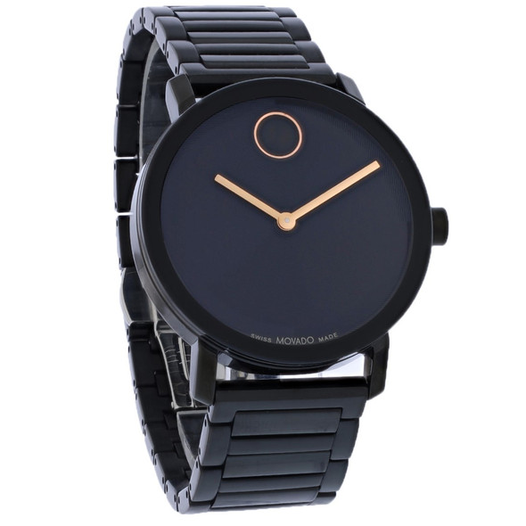 Movado Evolution 2.0 Series Men's Black ION PVD Stainless Quartz Watch 3601112
