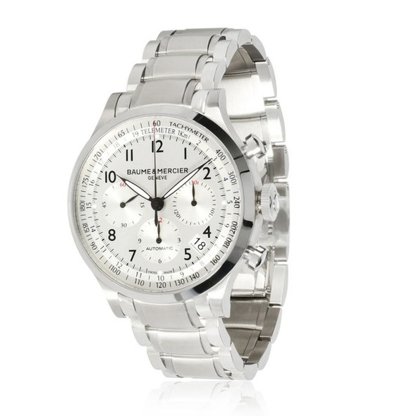 Baume et Mercier Capeland Men's Silver Dial Automatic Watch MOA10064