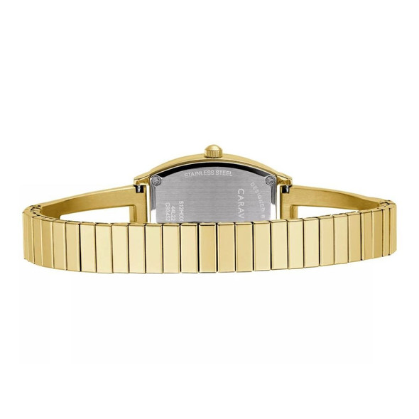 Caravelle by Bulova Women's Gold-Tone Stainless Steel Expansion Watch - 44L226