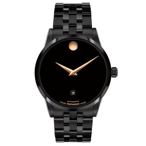 Movado Museum Classic Black Dial Men's Automatic Watch 0608034