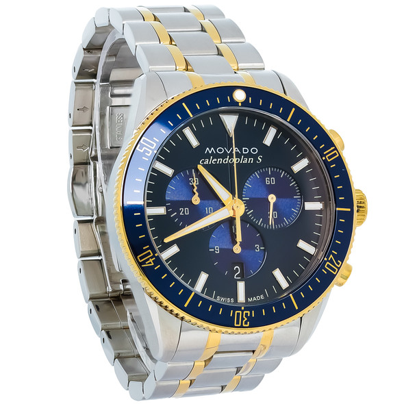 Movado Heritage Calendoplan Men's Quartz Chronograph Watch 3650126